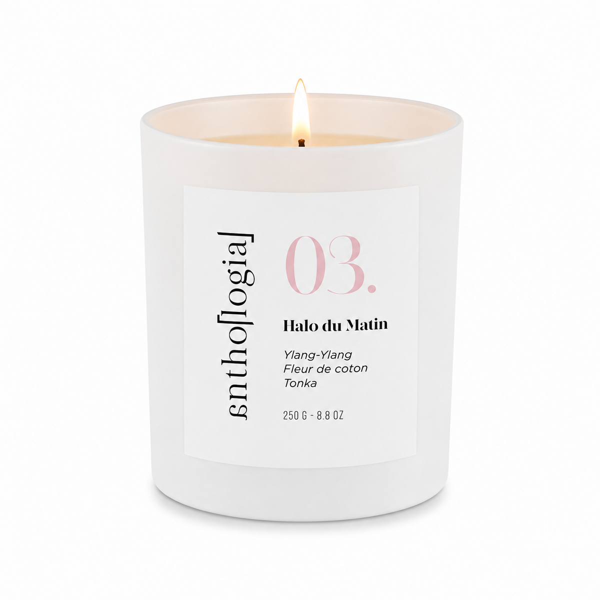 Bougie parfumée 03. Halo du Matin