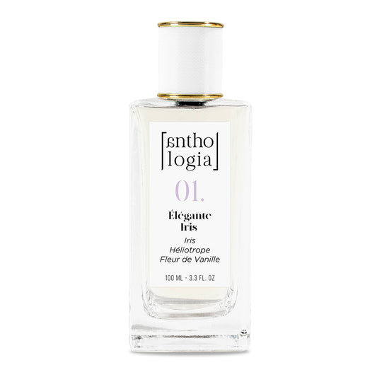 Parfum d'intérieur Élégante Iris Anthologia — vaporisateur iris, héliotrope et vanille
